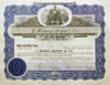 «J. Henry Meyer stock certificate issued to Eugenie Olga Meyer»